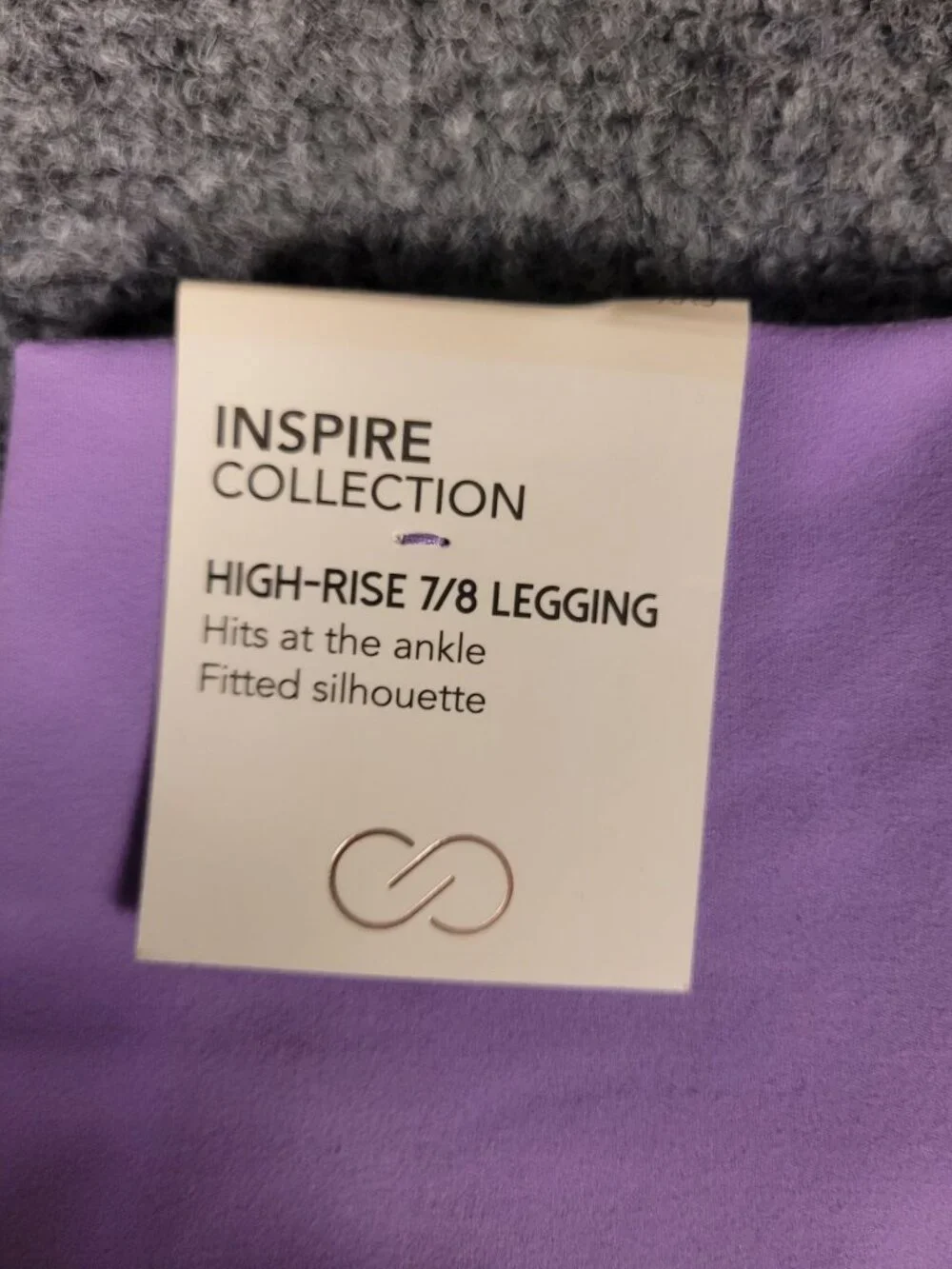 NWT CALIA High Rise 7/8 Legging Women's XXS Light Purple Inspire - Picture 6 of 8